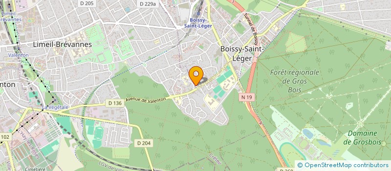 localisation de l'entreprise MONSIEUR SERAFIM MARTINS DA SILVA à BOISSY-SAINT-LEGER