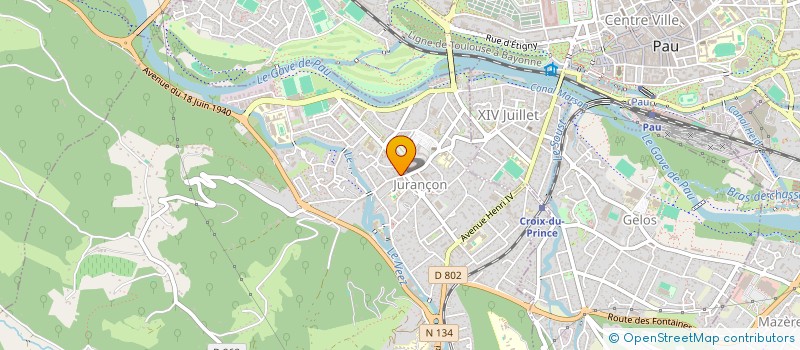 localisation de l'entreprise MONSIEUR SERAFIM MARTINS DOS SANTOS à JURANCON