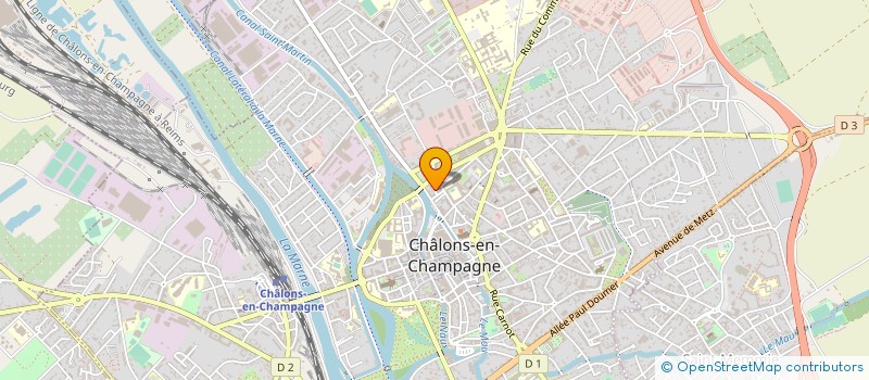 localisation de l'entreprise MONSIEUR SERAFIN CAMPINHO  CHALONS-EN-CHAMPAGNE