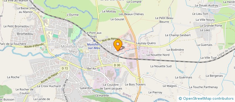 localisation de l'entreprise MONSIEUR SERAFIN PERIANE  MONTFORT-SUR-MEU