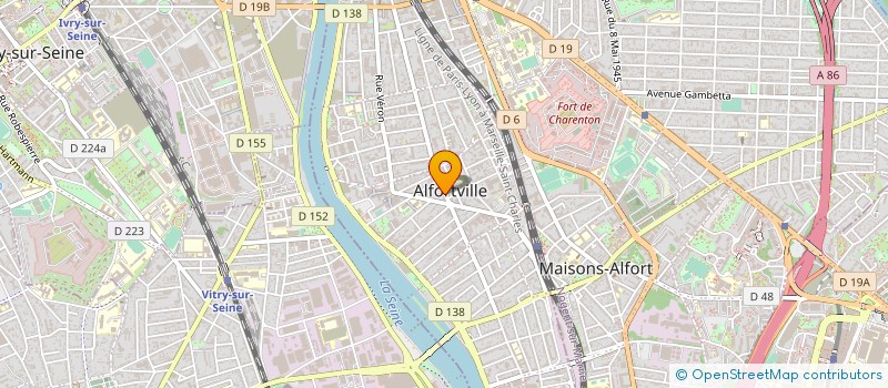 localisation de l'entreprise MONSIEUR SERANE CAROUNANIDY  ALFORTVILLE