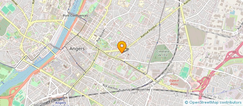 localisation de l'entreprise MONSIEUR SERAPHIN BLANC  ANGERS