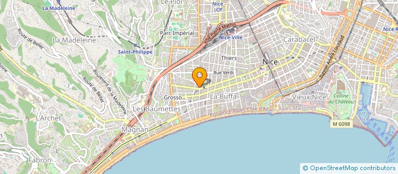 localisation de l'entreprise MONSIEUR SERAPHIN BOULVERT à NICE