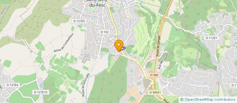 localisation de l'entreprise MONSIEUR SERAPHIN CORTES  SAINT-GELY-DU-FESC