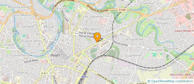 localisation de l'entreprise MONSIEUR SERAPHIN CUNY à NIORT