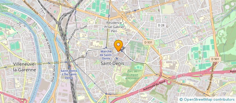 localisation de l'entreprise MONSIEUR SERAPHIN FRANK KAMETCHIE DIMO  SAINT-DENIS