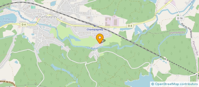 localisation de l'entreprise MONSIEUR SERAPHIN GIRARDCLOS  CHAMPAGNEY