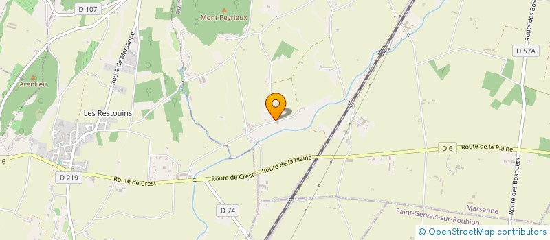 localisation de l'entreprise MONSIEUR SERAPHIN GUIRAMAND--JARRY  MARSANNE