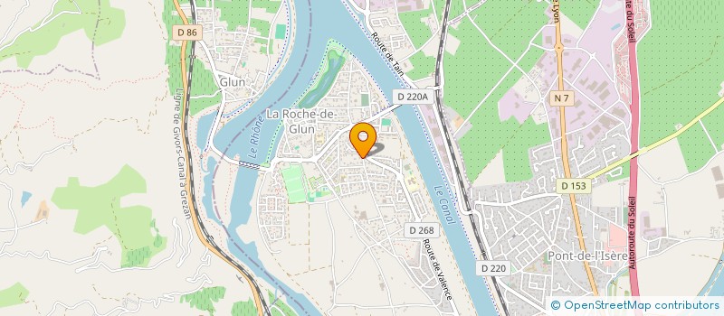 localisation de l'entreprise MONSIEUR SERAPHIN LE GUILLOU  PONT-DE-L'ISERE