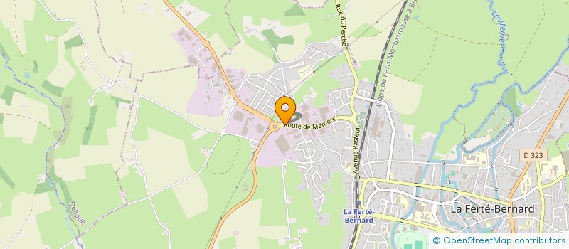 localisation de l'entreprise MONSIEUR SERAPHIN LORIN  LA FERTE BERNARD