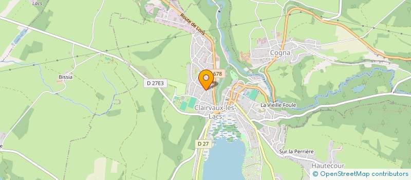 localisation de l'entreprise MONSIEUR SERDAL ALPARSLAN  CLAIRVAUX-LES-LACS