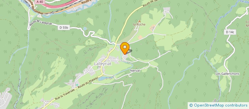 localisation de l'entreprise MONSIEUR SERDAR AVANOGLU  LE POIZAT-LALLEYRIAT