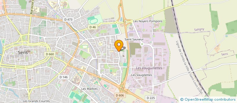 localisation de l'entreprise MONSIEUR SERDAR COSGUN  SENS