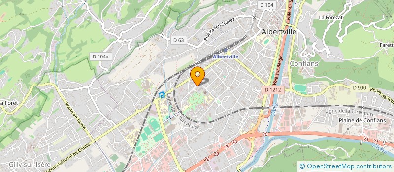 localisation de l'entreprise MONSIEUR SERDAR GUNDUZ  ALBERTVILLE