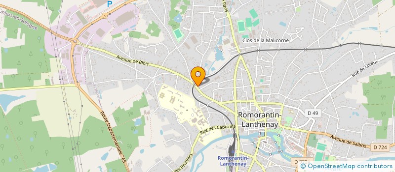 localisation de l'entreprise MONSIEUR SERDAR OCAL  ROMORANTIN-LANTHENAY