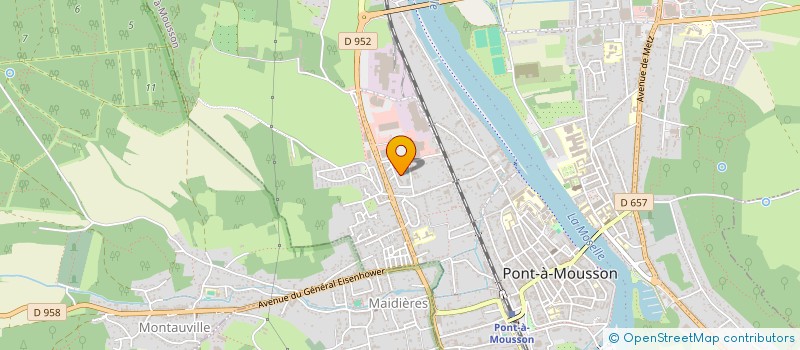 localisation de l'entreprise MONSIEUR SERDAR OZKAN  PONT-A-MOUSSON