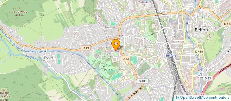 localisation de l'entreprise MONSIEUR SERDAR SAHIN à BELFORT