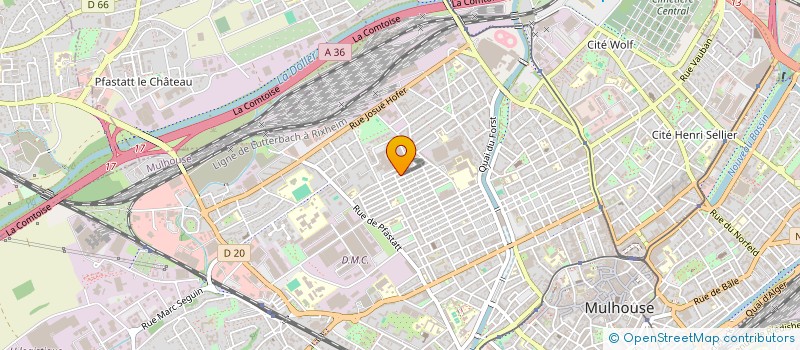 localisation de l'entreprise MONSIEUR SERDAR SEZGIN  MULHOUSE