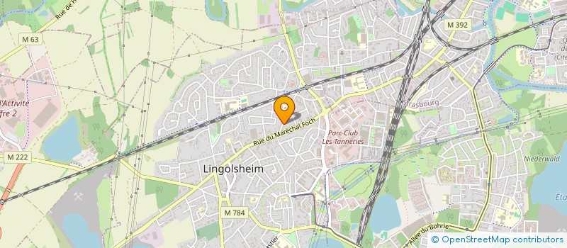 localisation de l'entreprise MONSIEUR SERDAR YILDIRIM  LINGOLSHEIM