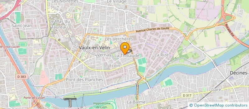 localisation de l'entreprise MONSIEUR SEREF MUGLA  VAULX-EN-VELIN