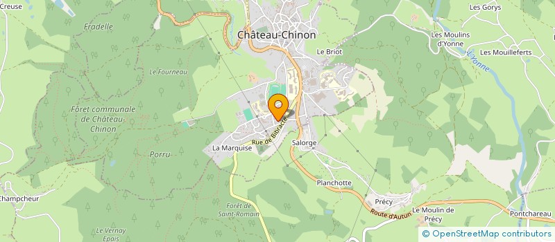 localisation de l'entreprise MONSIEUR SEREF YALCINKAYA à CHATEAU-CHINON VILLE
