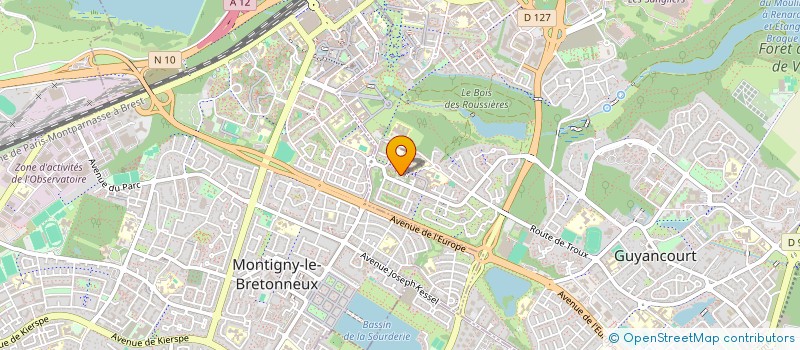 localisation de l'entreprise MONSIEUR SERENE GORY  GUYANCOURT