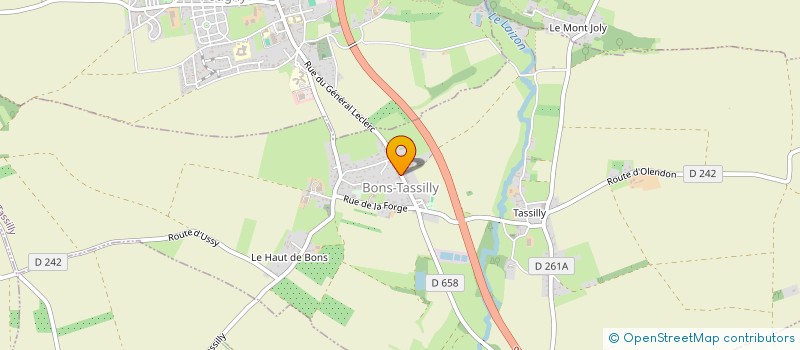localisation de l'entreprise MONSIEUR SERGE ADAM à BONS-TASSILLY