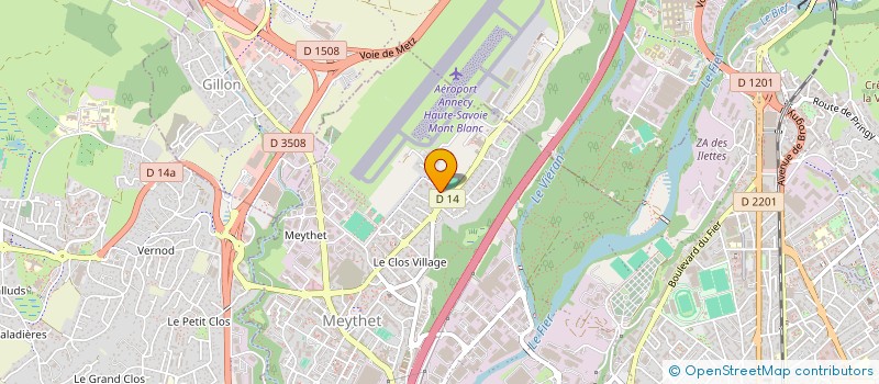 localisation de l'entreprise MONSIEUR SERGE ADAO DUARTE à ANNECY
