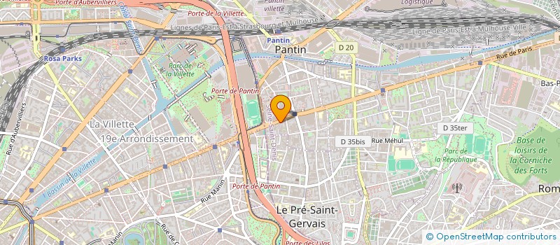 localisation de l'entreprise MONSIEUR SERGE ADMOUCHNINO à PANTIN