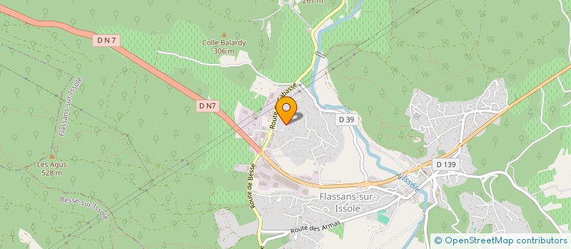 localisation de l'entreprise MONSIEUR SERGE AGNES  LE THORONET