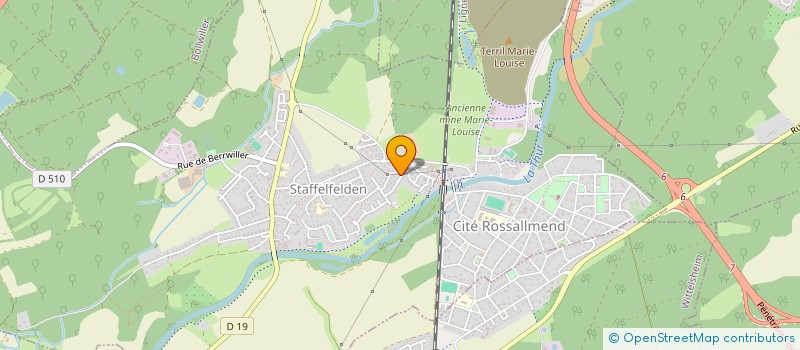 localisation de l'entreprise MONSIEUR SERGE AKSAN  STAFFELFELDEN