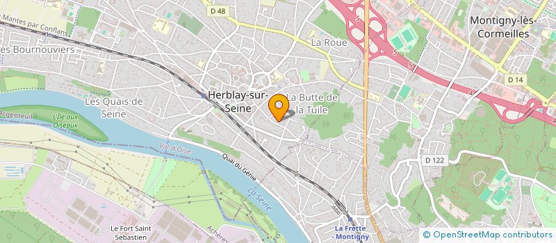 localisation de l'entreprise MONSIEUR SERGE-ALAIN AHEKPA-N'GUESSAN  HERBLAY-SUR-SEINE