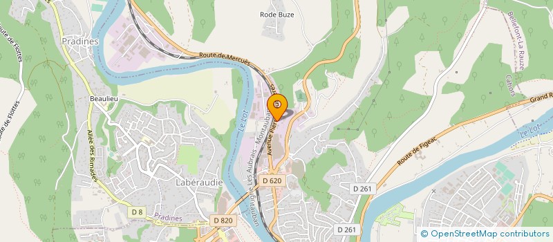 localisation de l'entreprise MONSIEUR SERGE ALBAREL  CAHORS