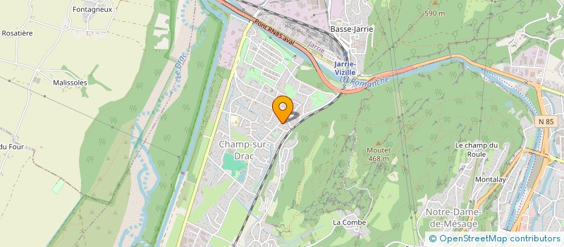 localisation de l'entreprise MONSIEUR SERGE ALBERTI à CHAMP-SUR-DRAC