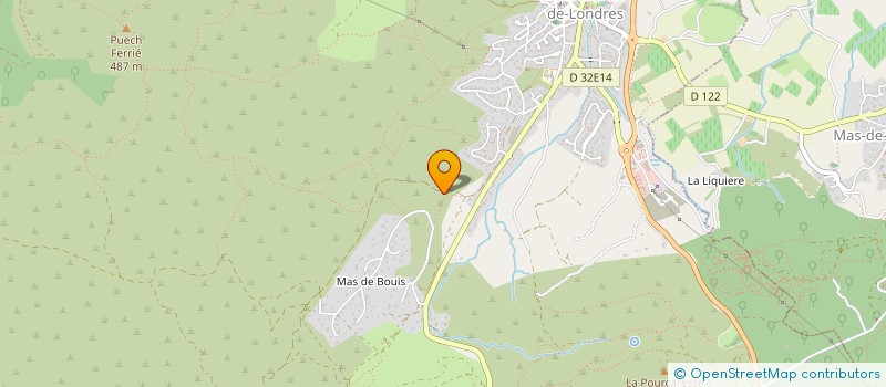 localisation de l'entreprise MONSIEUR SERGE ALBINET  NOTRE-DAME-DE-LONDRES