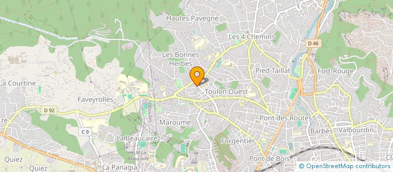 localisation de l'entreprise MONSIEUR SERGE ALCINA  TOULON