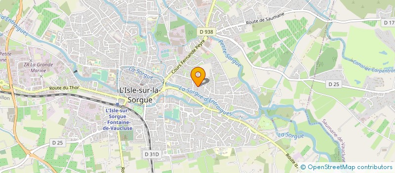 localisation de l'entreprise MONSIEUR SERGE ALIN à L'ISLE-SUR-LA-SORGUE