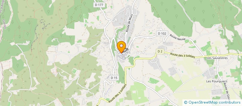 localisation de l'entreprise MONSIEUR SERGE ALLIES  ROUSSILLON