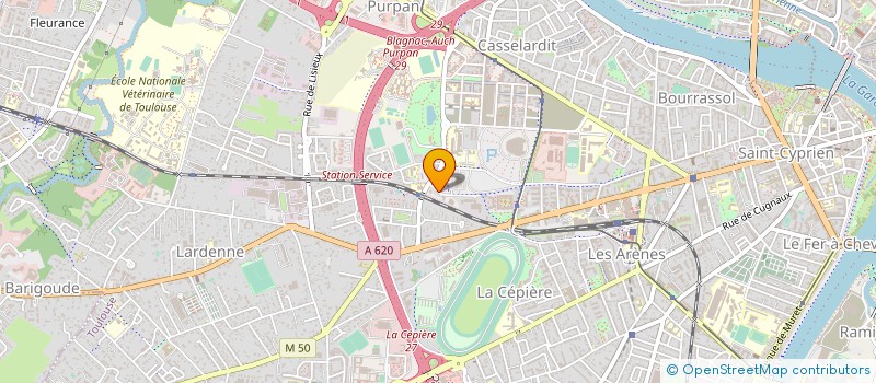 localisation de l'entreprise MONSIEUR SERGE ALLOUCHE à TOULOUSE