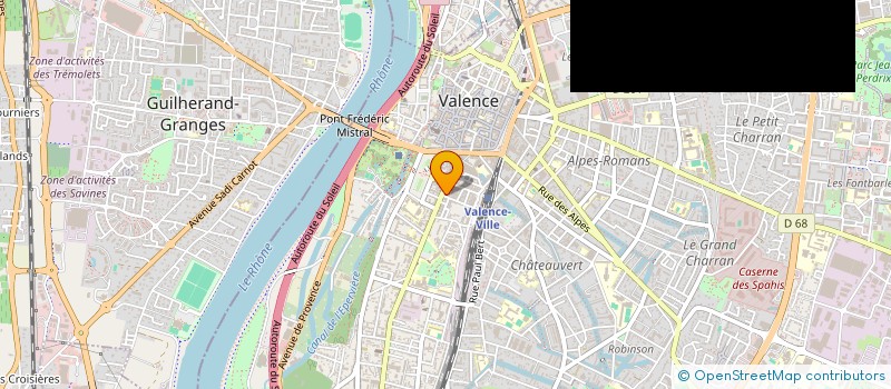 localisation de l'entreprise MONSIEUR SERGE ALMODOVAR  VALENCE