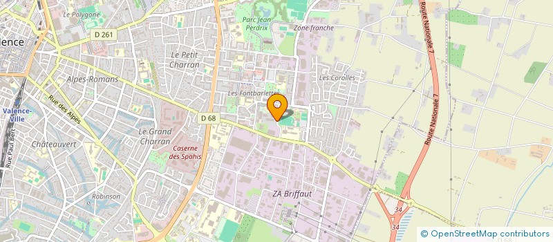 localisation de l'entreprise MONSIEUR SERGE ALVAREZ  VALENCE