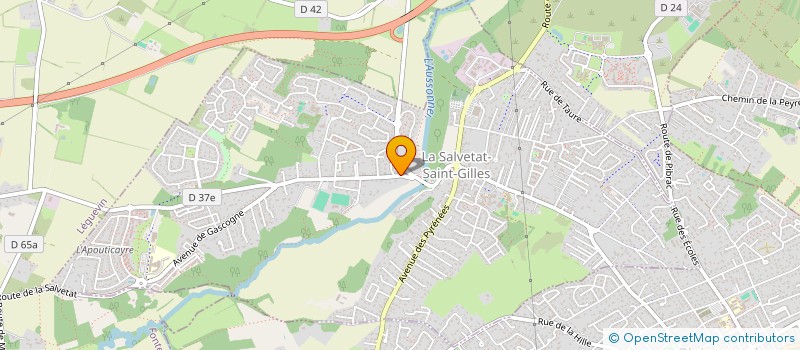 localisation de l'entreprise MONSIEUR SERGE AMADIO  LA SALVETAT-SAINT-GILLES