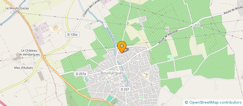 localisation de l'entreprise MONSIEUR SERGE AMAURY  BOUILLARGUES