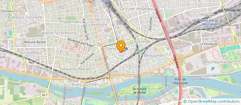 localisation de l'entreprise MONSIEUR SERGE AMESLAND  TOURS