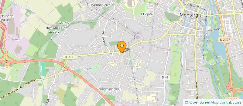 localisation de l'entreprise MONSIEUR SERGE AMIARD  VILLEMANDEUR