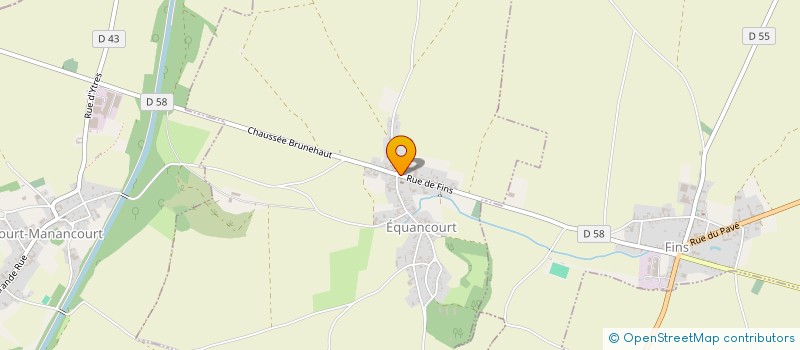 localisation de l'entreprise MONSIEUR SERGE AMIOT  EQUANCOURT