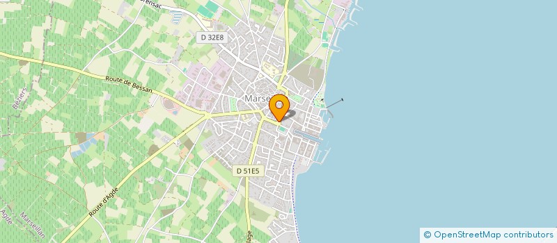 localisation de l'entreprise MONSIEUR SERGE ANDOCH à MARSEILLAN