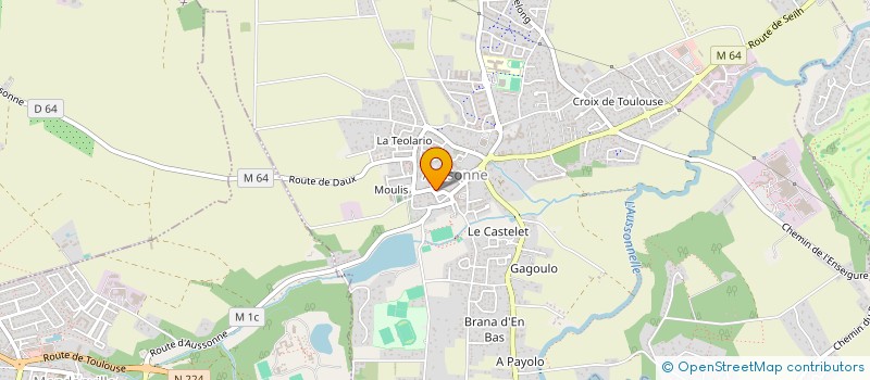 localisation de l'entreprise MONSIEUR SERGE ANGLADE à AUSSONNE