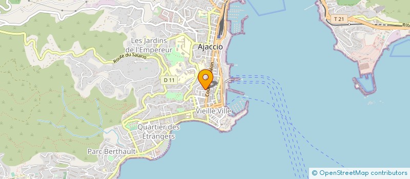 localisation de l'entreprise MONSIEUR SERGE APARINE à AJACCIO