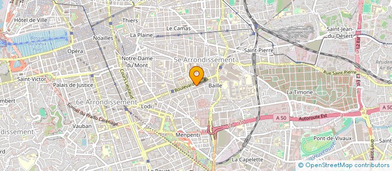 localisation de l'entreprise MONSIEUR SERGE APONTE  MARSEILLE